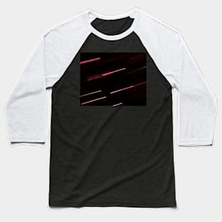 Pink shooting stars blurred lights Baseball T-Shirt